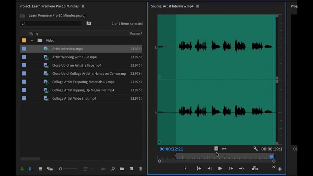 adobe premiere pro punti di attaco e stacco